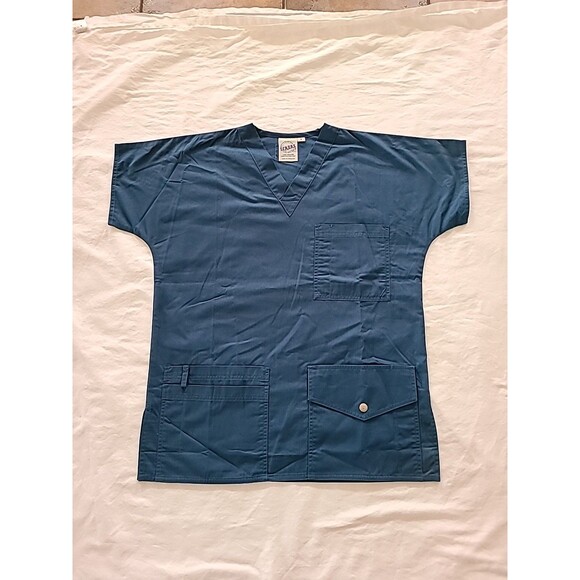 SCRUB ZONE ROYAL BLUE SCRUBS-small NWT - Picture 1 of 7